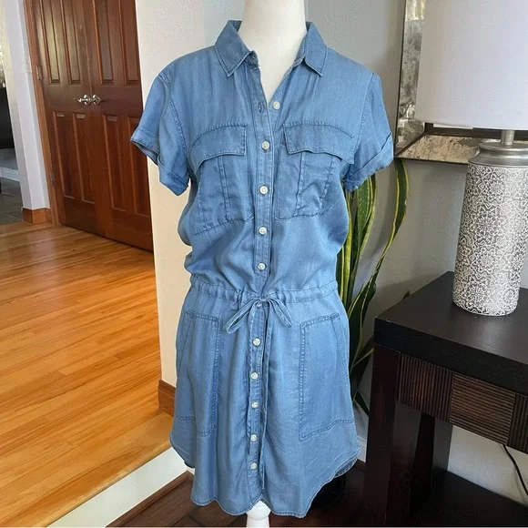 Thread & Supply | Dresses | Thread Supply Denim Tie Waist Dress | Poshmark